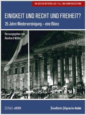 cover image of Einigkeit und Recht und Freiheit?